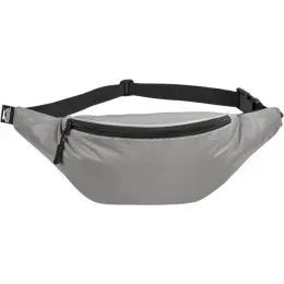 Slazenger Olympia Reflective Waist Bag Grey Front Unbranded